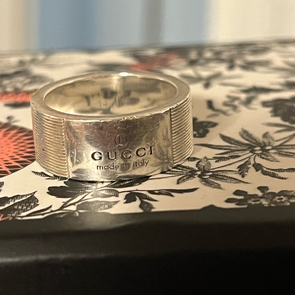GUCCI trademark ring 925 silver
